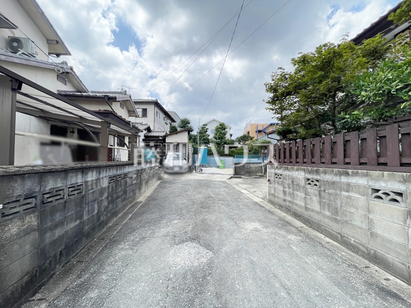 接道状況および現場風景　【福岡市南区和田２丁目】