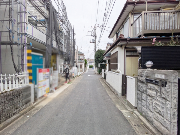接道状況および現場風景 【練馬区土支田1丁目】 接道状況および現場風景 【練馬区土支田1丁目】