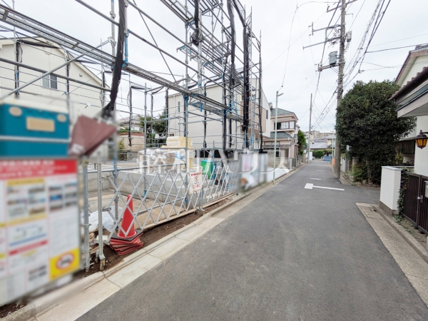 接道状況および現場風景　【練馬区土支田１丁目】