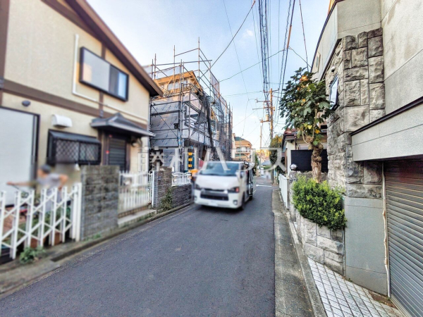 接道状況および現場風景 【練馬区土支田1丁目】 接道状況および現場風景 【練馬区土支田1丁目】