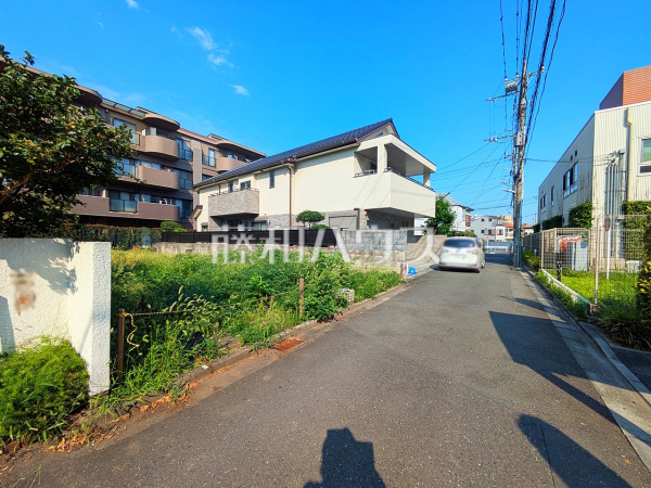 接道状況および現場風景　【調布市国領町２丁目】
