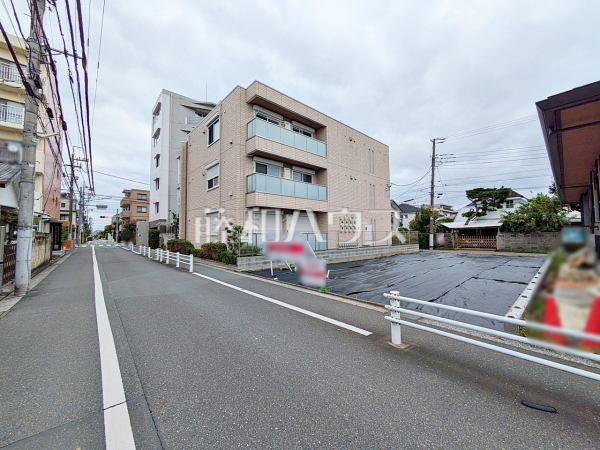 接道状況および現場風景　【武蔵野市吉祥寺本町３丁目】