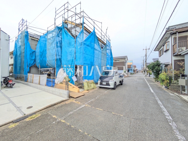 接道状況および現場風景 【昭島市宮沢町2丁目】 接道状況および現場風景 【昭島市宮沢町2丁目】