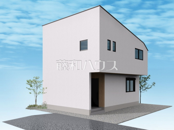 建物プラン例②（パース・外観）　【日野市大字日野】　[参考プラン] 建物価格：1,800万円（税込）　建物面積：107.23m&sup2;
