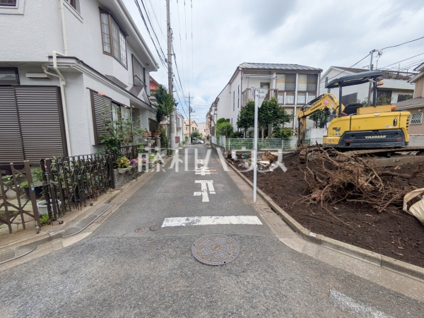 接道状況および現場風景　【練馬区西大泉１丁目】
