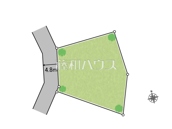 区画図　【和光市下新倉４丁目】