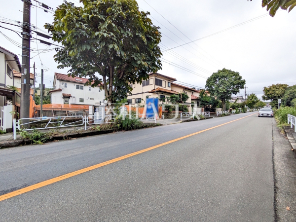 接道状況および現場風景　【八王子市北野台２丁目】