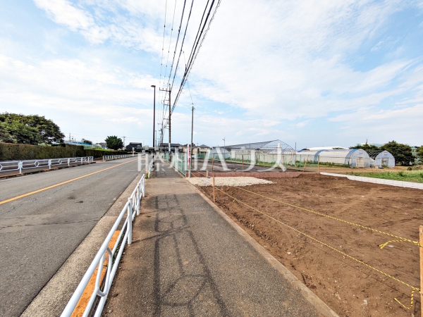 接道状況および現場風景　【立川市若葉町３丁目】