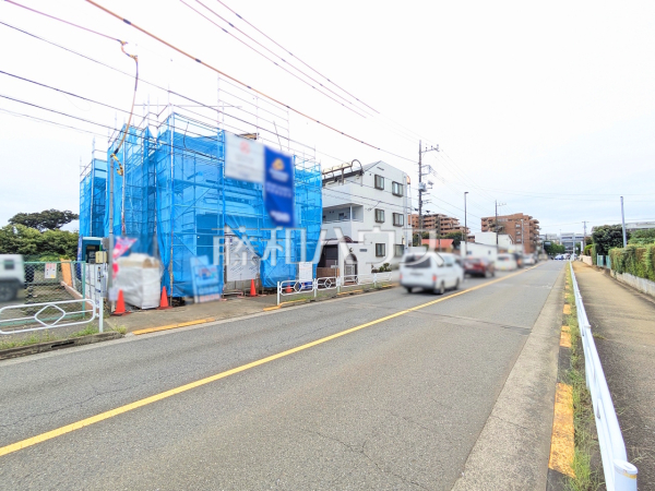接道状況および現場風景　【立川市若葉町３丁目】
