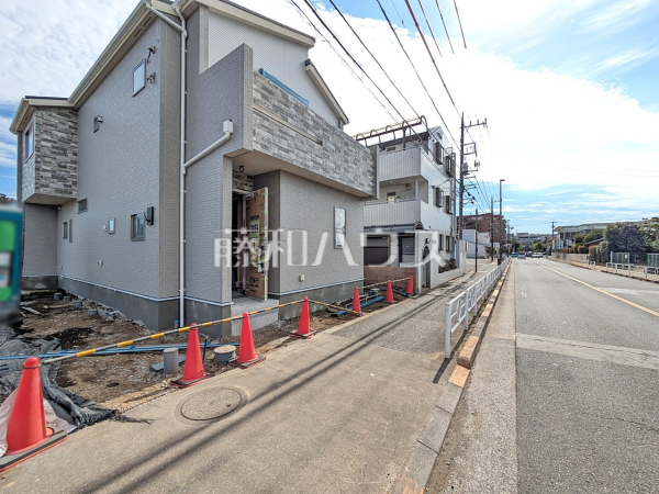 接道状況および現場風景　【立川市若葉町３丁目】
