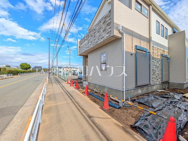 接道状況および現場風景　【立川市若葉町３丁目】