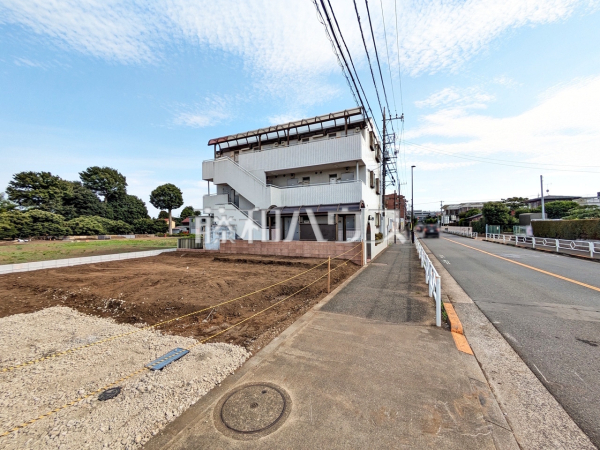 接道状況および現場風景　【立川市若葉町３丁目】