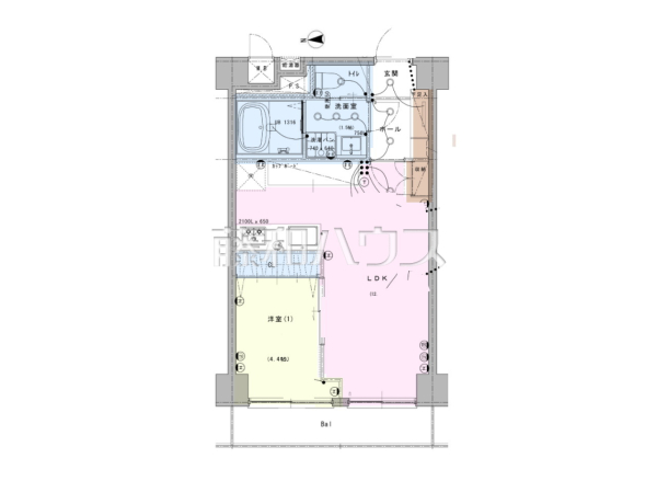 間取図　【ベルエア新高円寺】