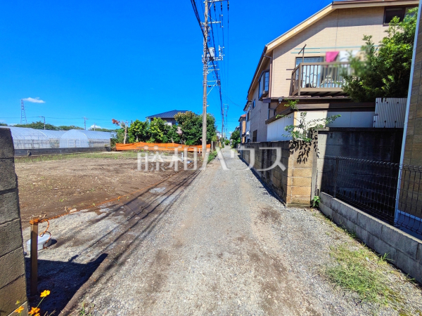 接道状況および現場風景　【小金井市東町２丁目】