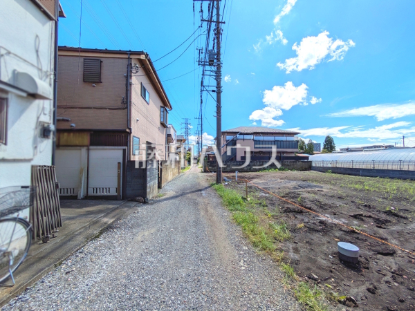 接道状況および現場風景　【小金井市東町２丁目】