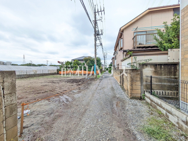 接道状況および現場風景　【小金井市東町２丁目】