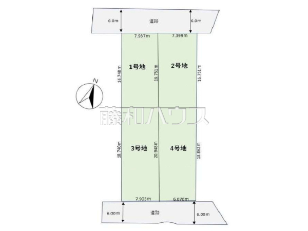 全体区画図　【福岡市西区泉１丁目】