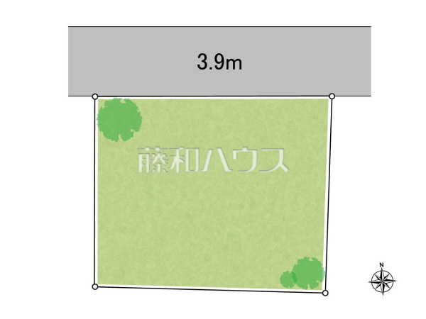 全体区画図　【福岡市早良区賀茂３丁目】