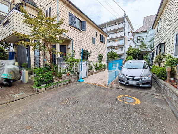 接道状況および現場風景　【三鷹市牟礼６丁目】