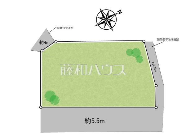 全体区画図 【東村山市久米川町4丁目】 全体区画図 【東村山市久米川町4丁目】