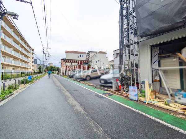 接道状況および現場風景　【板橋区幸町】