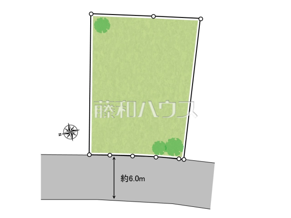 全体区画図　【八王子市北野台２丁目】