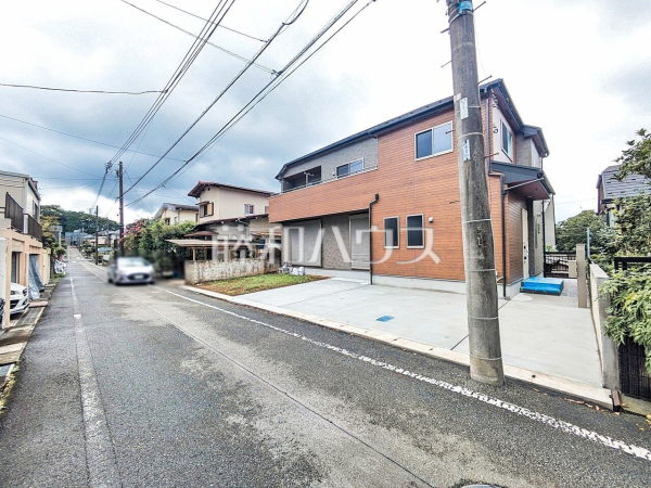 接道状況および現場風景 【八王子市館町】 接道状況および現場風景 【八王子市館町】