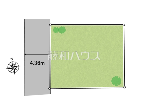 全体区画図　【八王子市散田町４丁目】