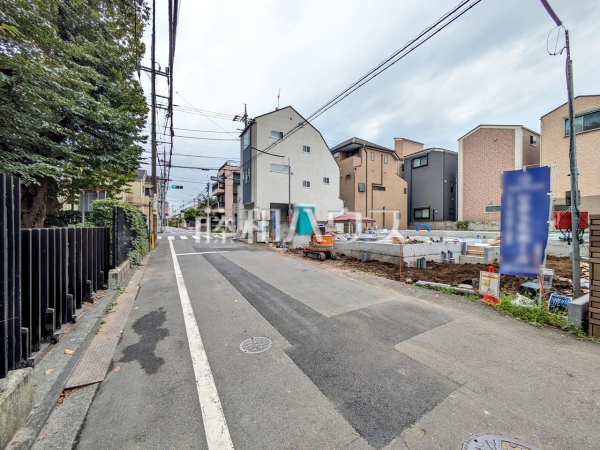 接道状況および現場風景　【小金井市緑町３丁目】
