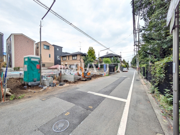 接道状況および現場風景　【小金井市緑町３丁目】