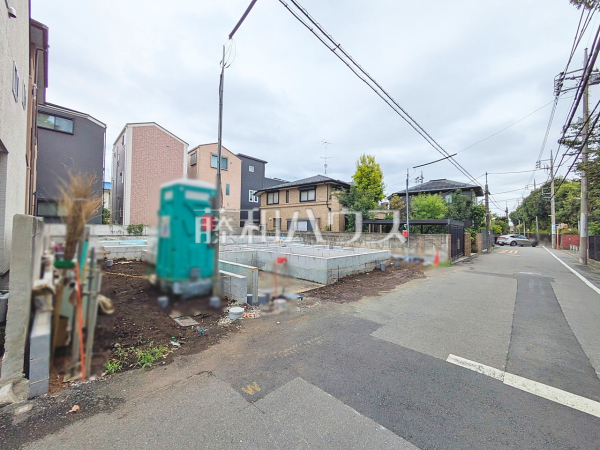 接道状況および現場風景　【小金井市緑町３丁目】