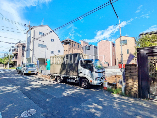 接道状況および現場風景　【小金井市緑町３丁目】