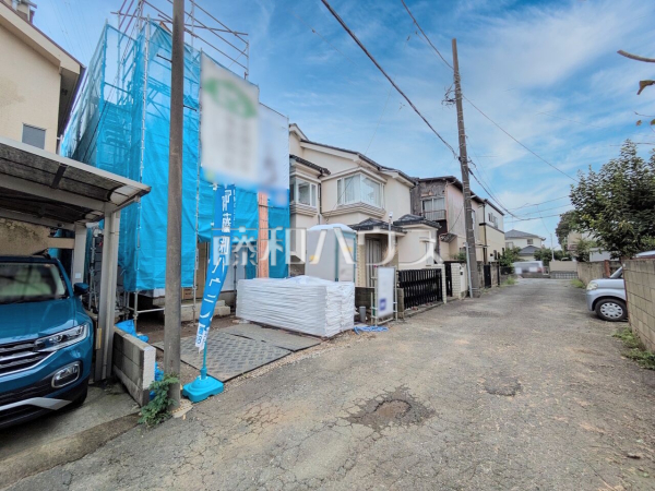 接道状況および現場風景　【小金井市梶野町２丁目】