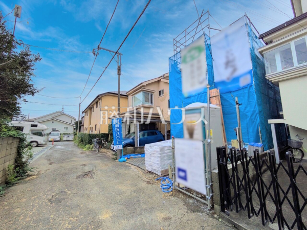 接道状況および現場風景　【小金井市梶野町２丁目】