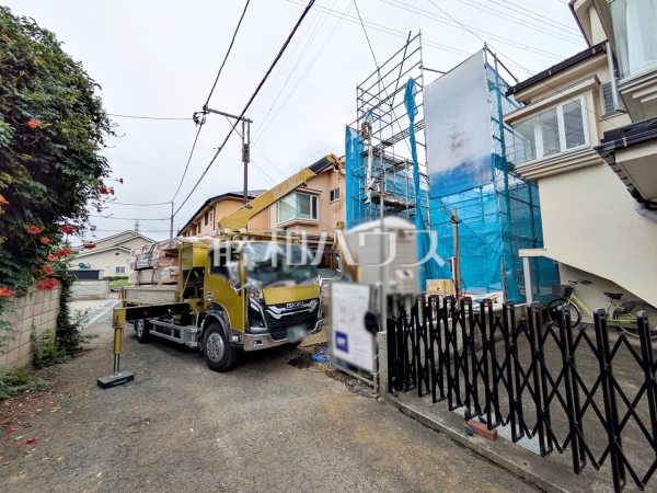 接道状況および現場風景　【小金井市梶野町２丁目】