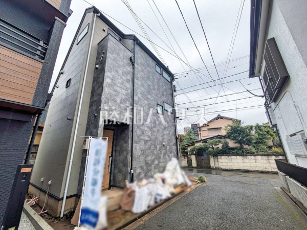 接道状況および現場風景　【練馬区上石神井１丁目】