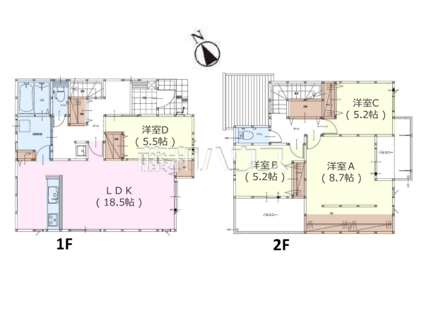 間取図　【福岡市博多区浦田１丁目】