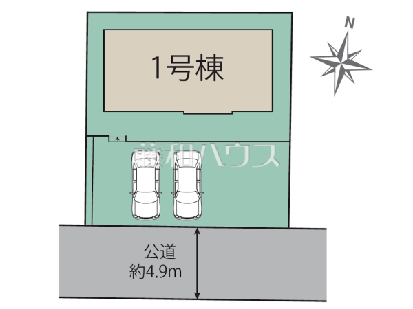 全体区画図　【福岡市南区鶴田４丁目】
