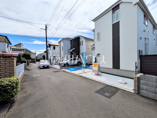 接道状況および現場風景　【小金井市貫井南町１丁目】