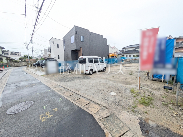 接道状況および現場風景　【福岡市早良区野芥２丁目】