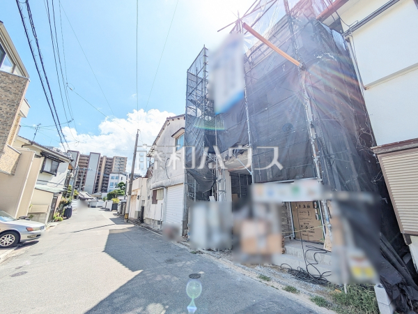 接道状況および現場風景 【福岡市西区姪の浜3丁目】 接道状況および現場風景 【福岡市西区姪の浜3丁目】