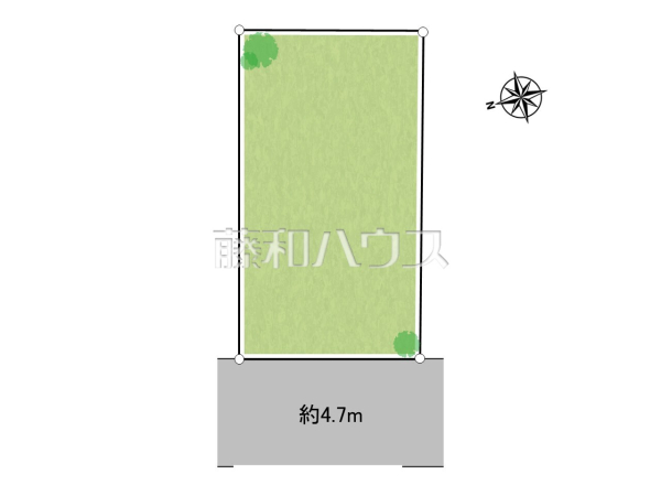 全体区画図　【新座市野火止５丁目】