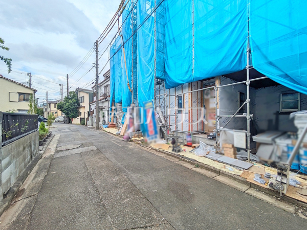 接道状況および現場風景　【和光市南１丁目】