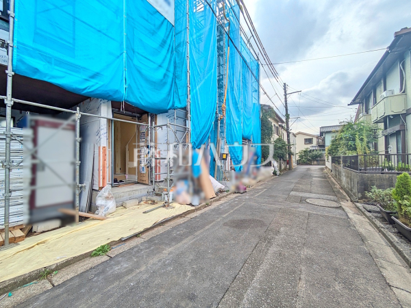 接道状況および現場風景　【和光市南１丁目】