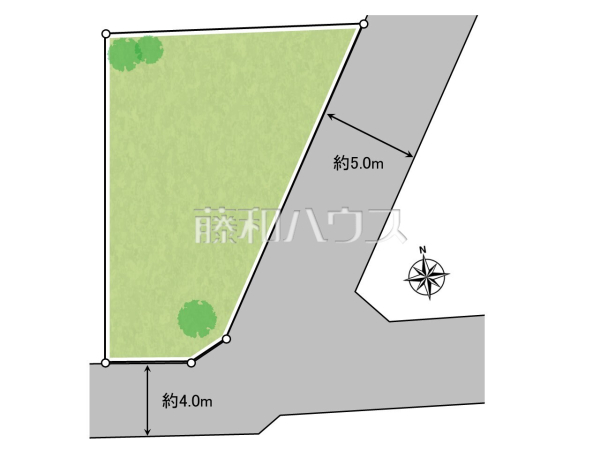 全体区画図　【清瀬市下清戸５丁目】