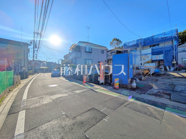 接道状況および現場風景　【富士見市諏訪２丁目】