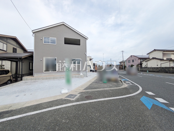接道状況および現場風景　【福岡市南区警弥郷３丁目】