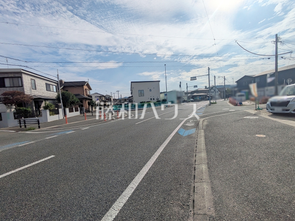 接道状況および現場風景　【福岡市南区警弥郷３丁目】