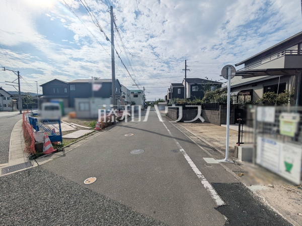 接道状況および現場風景　【福岡市南区警弥郷３丁目】