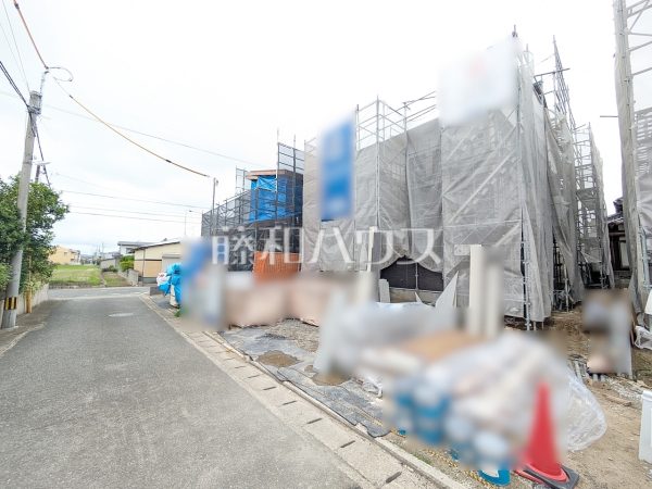 1号棟 接道状況および現場風景 【福岡市西区泉3丁目】 1号棟 接道状況および現場風景 【福岡市西区泉3丁目】